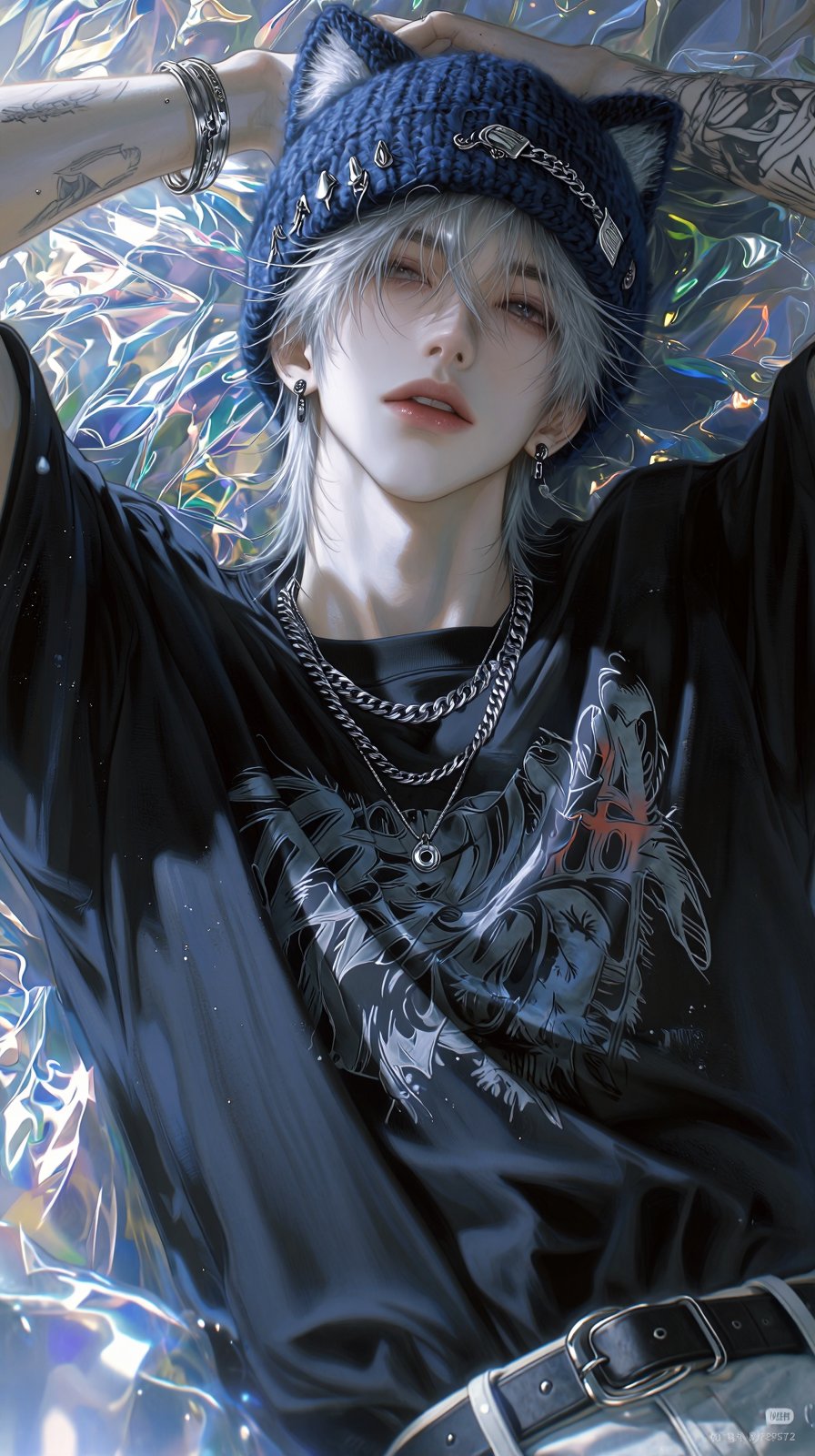 (Highly refined art style) 1male,  solo,  realistic young man by Aily on Tensor.Art