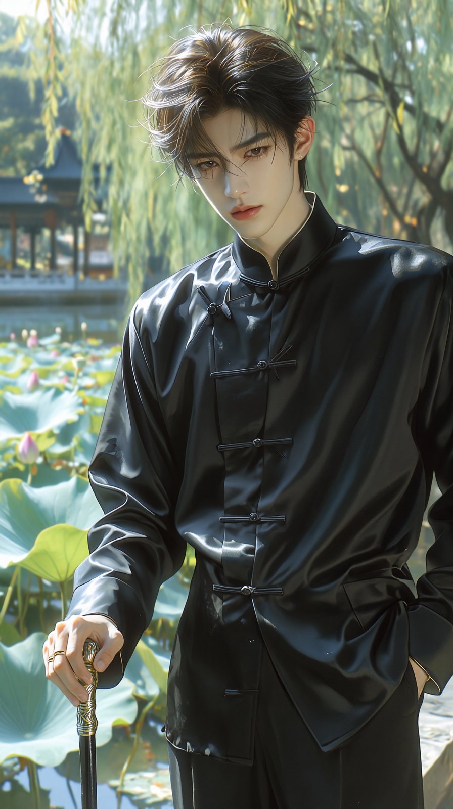 (Highly refined art style) 1male,  solo,  realistic young man by Aily on Tensor.Art