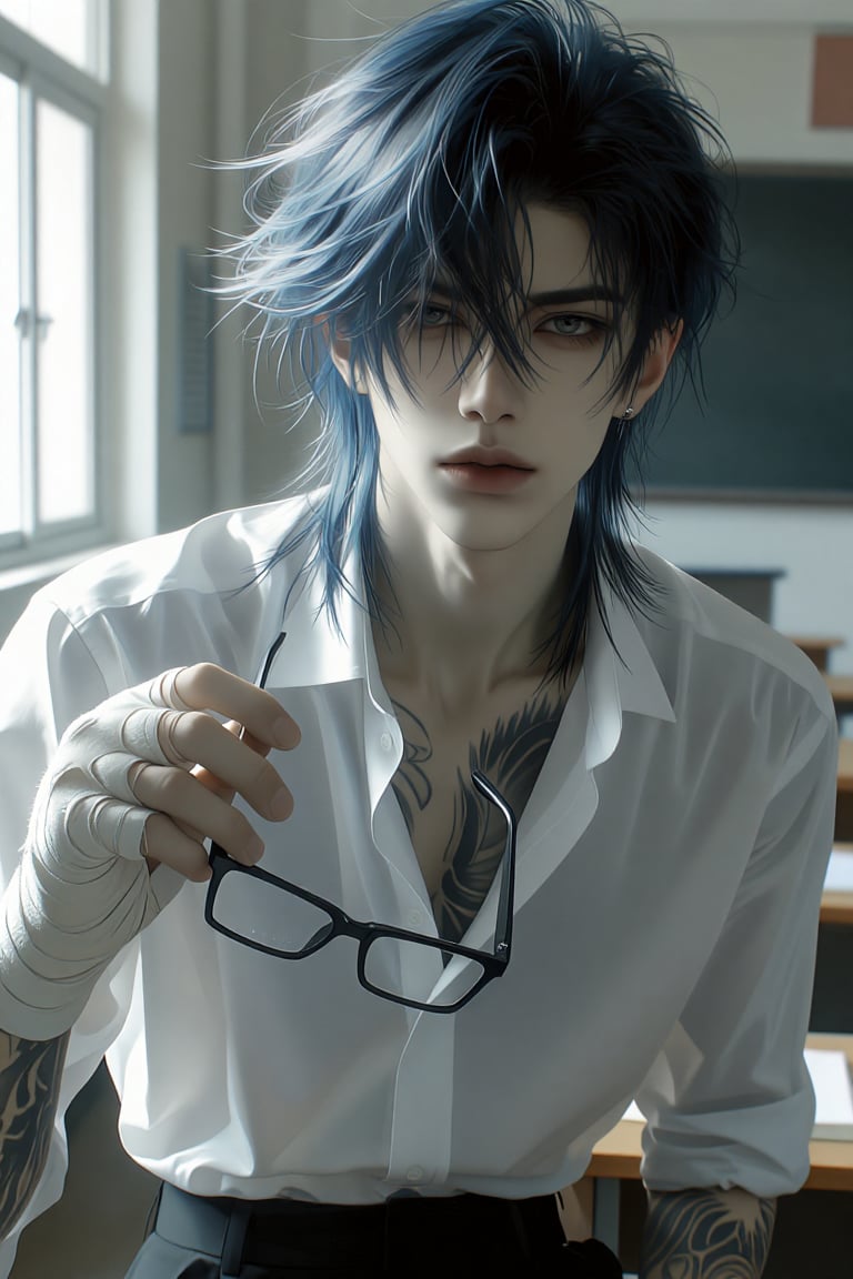 (Highly refined art style) 1male,  solo,  realistic young man by Aily on Tensor.Art