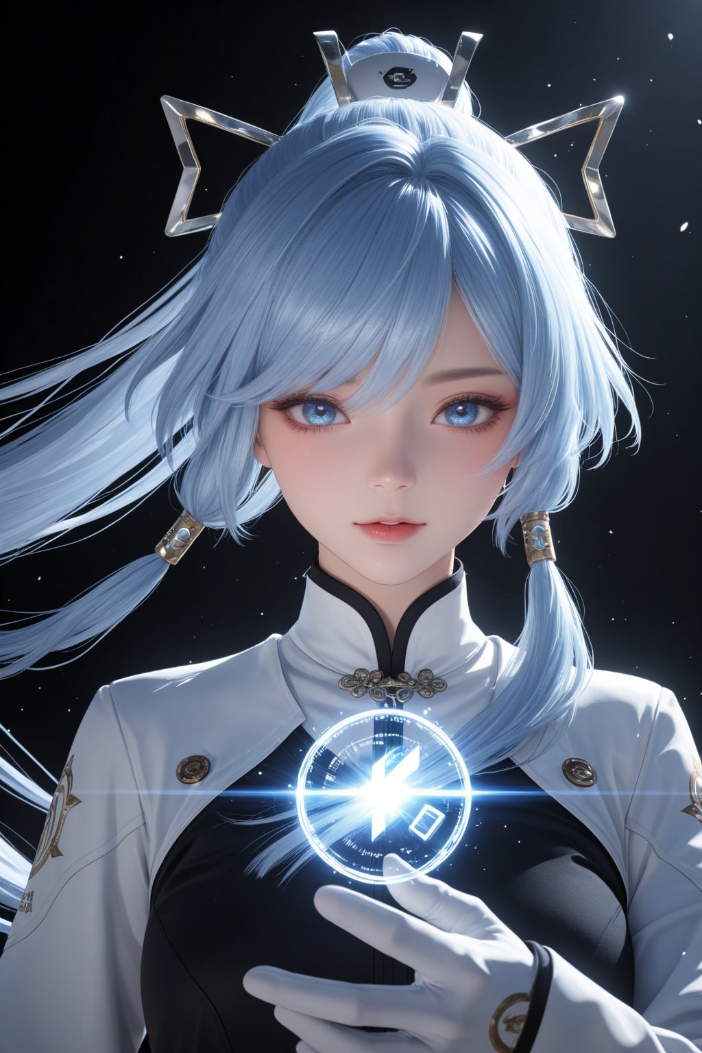 Rendering images in this style,  highly industrialized next-generation 3D game CG and Chinese style virtual idol rendering...