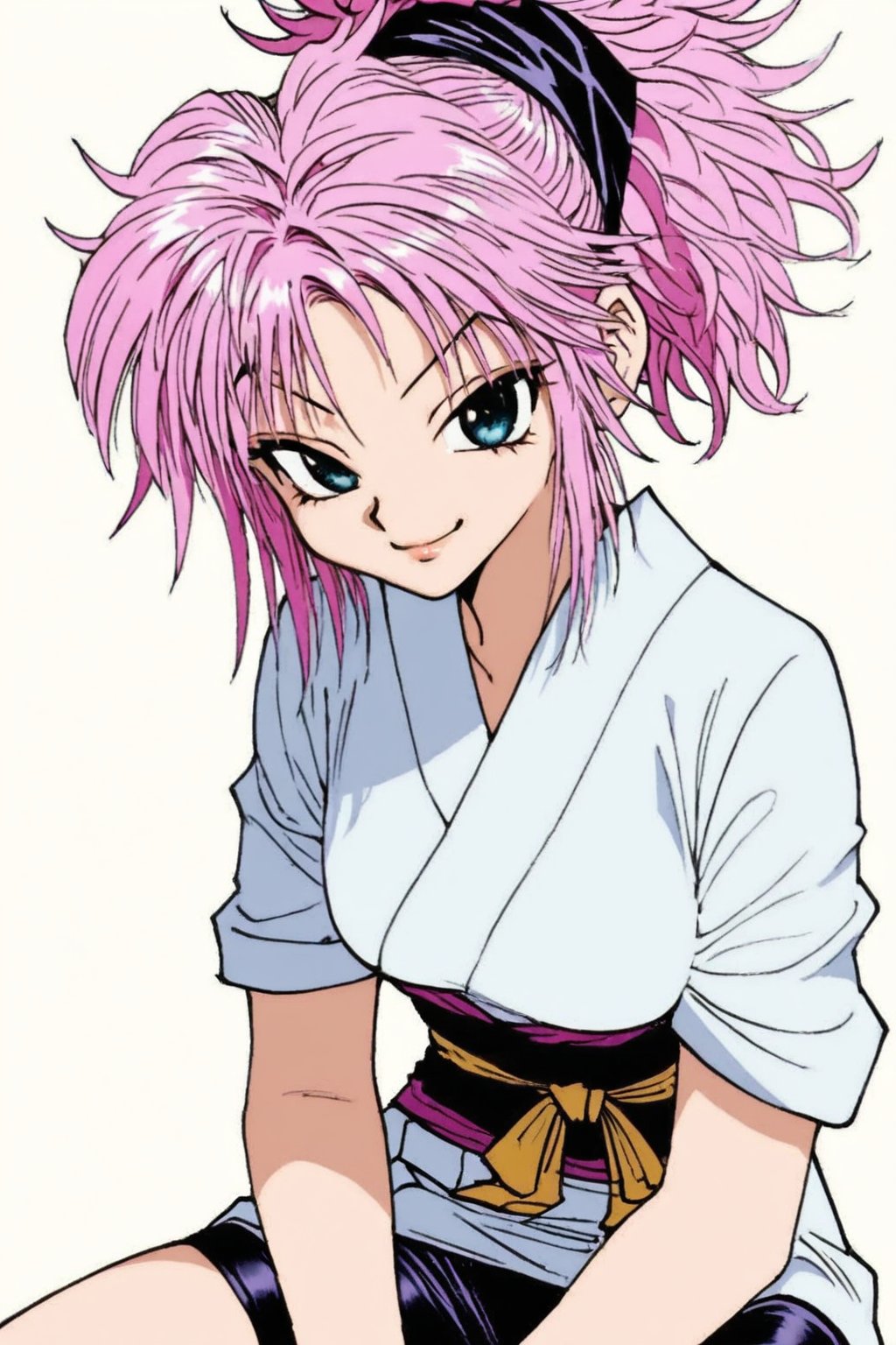 1girl ,  Machi_Komacine_IL,  pink hair by user_669393743098450127 on Tensor.Art