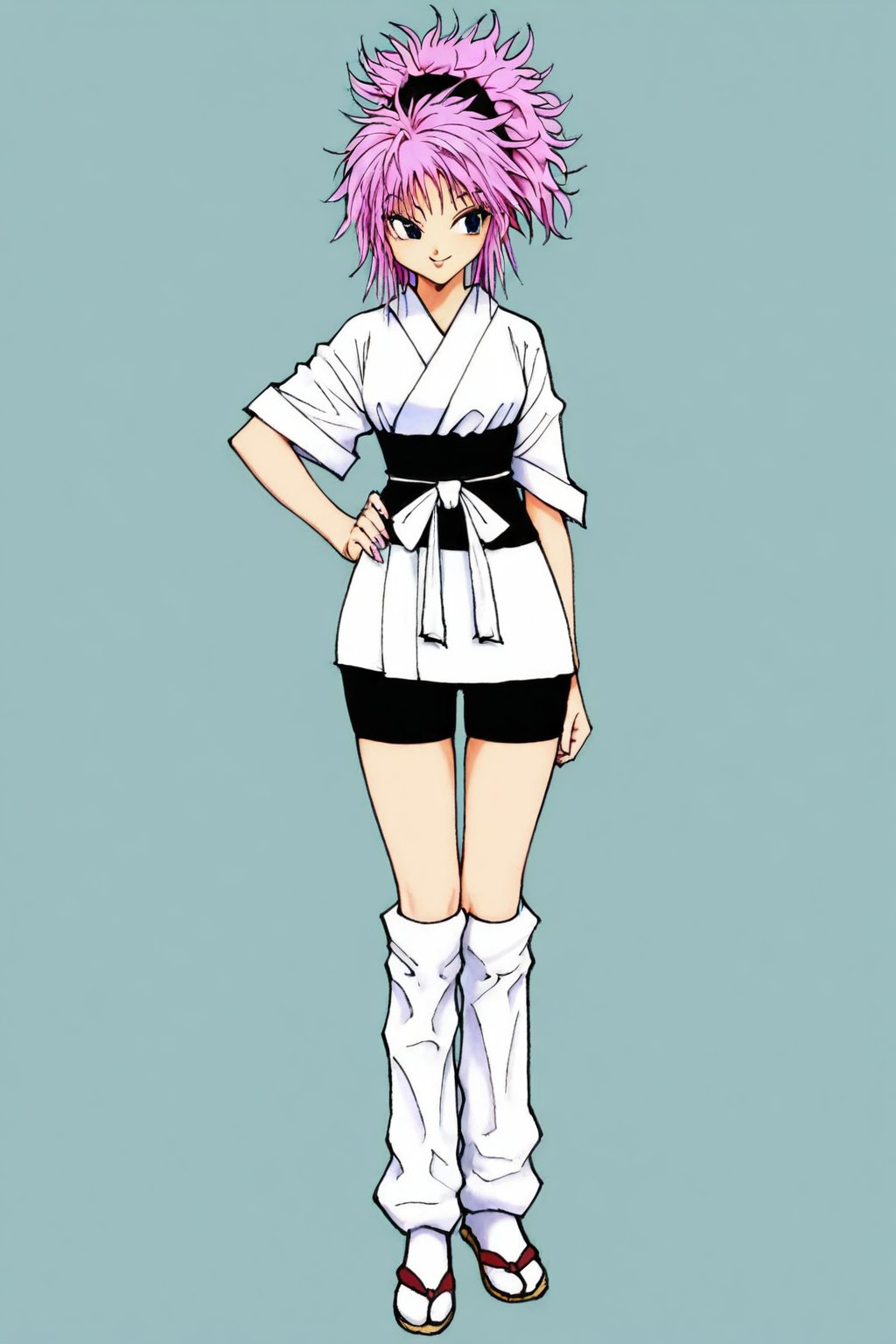 1girl ,  Machi_Komacine_IL,  pink hair by user_669393743098450127 on Tensor.Art