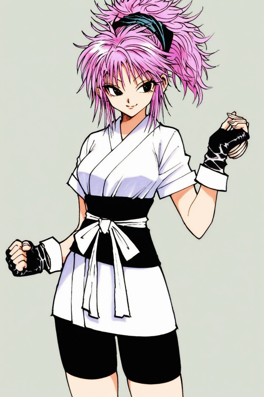 1girl ,  Machi_Komacine_IL,  pink hair by user_669393743098450127 on Tensor.Art