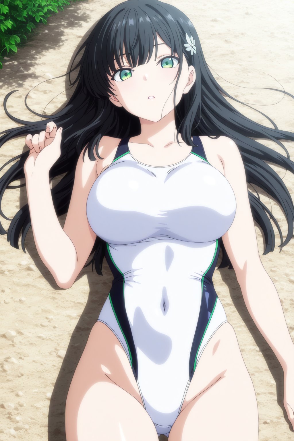 Anime screencap,  1girl,  swimsuit by MonarkAI on Tensor.Art