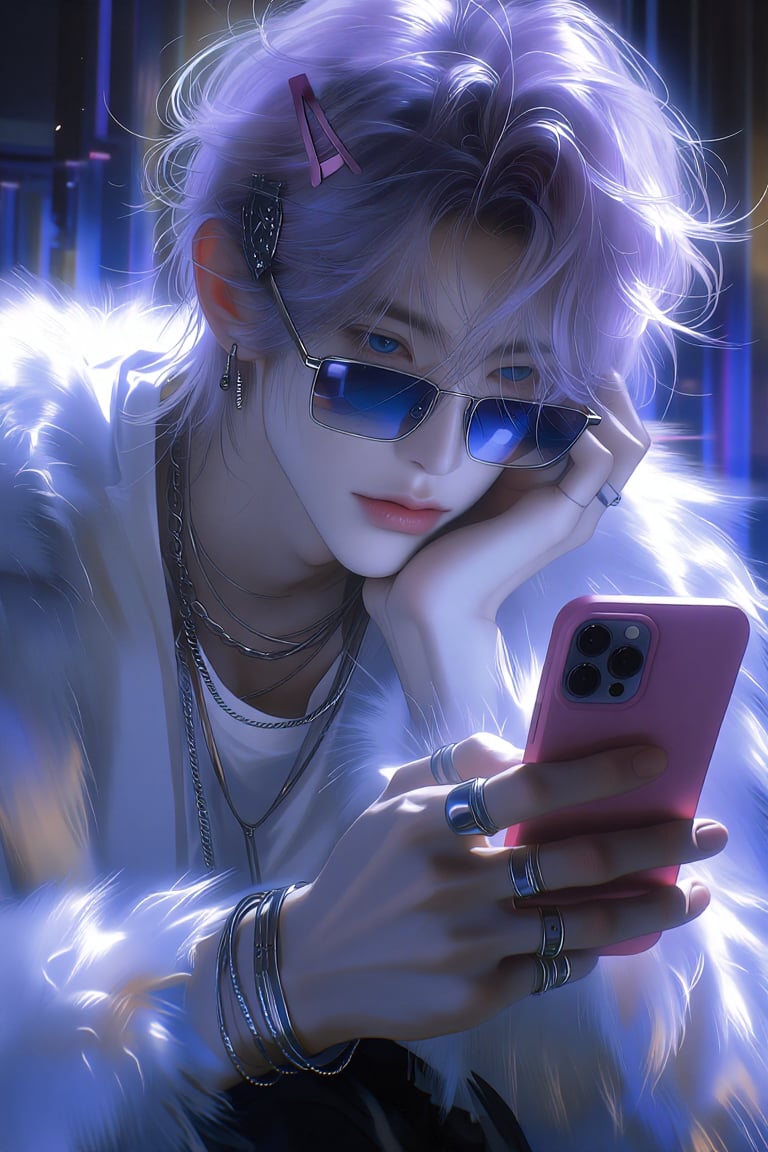 (Highly refined art style) 1male,  solo,  semi realistic young man by Aily on Tensor.Art