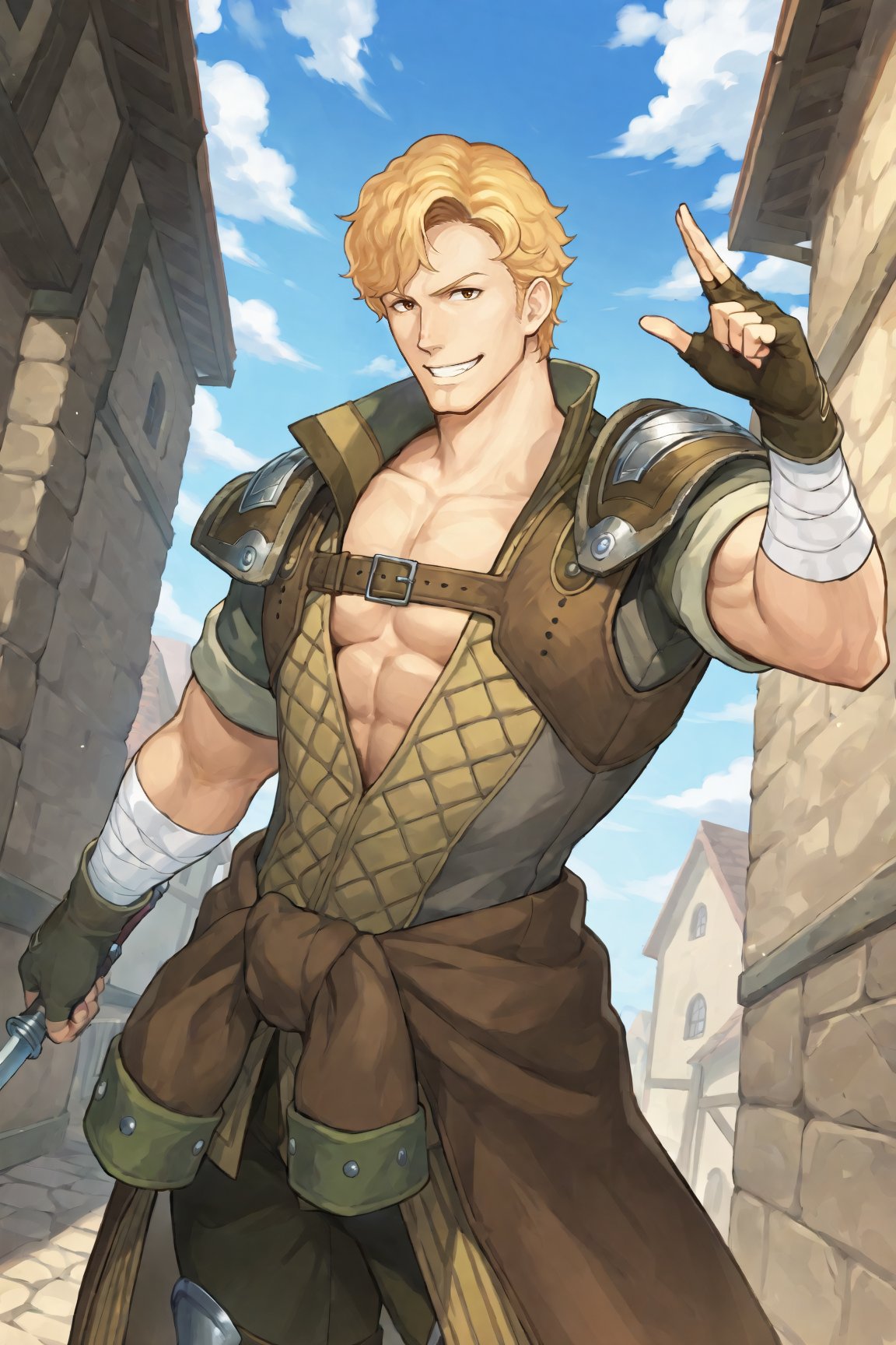 1boy,  Jesse_FE,  blonde hair by Dowizar on Tensor.Art