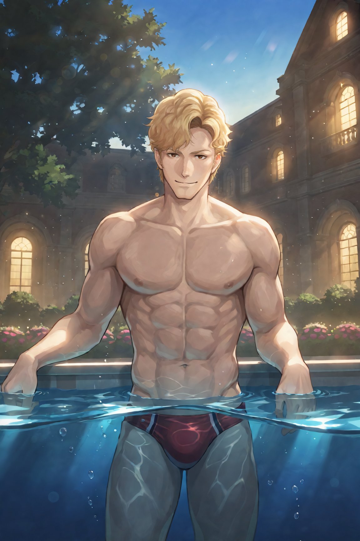 Jesse_FE,  blonde hair,  brown eyes by Dowizar on Tensor.Art