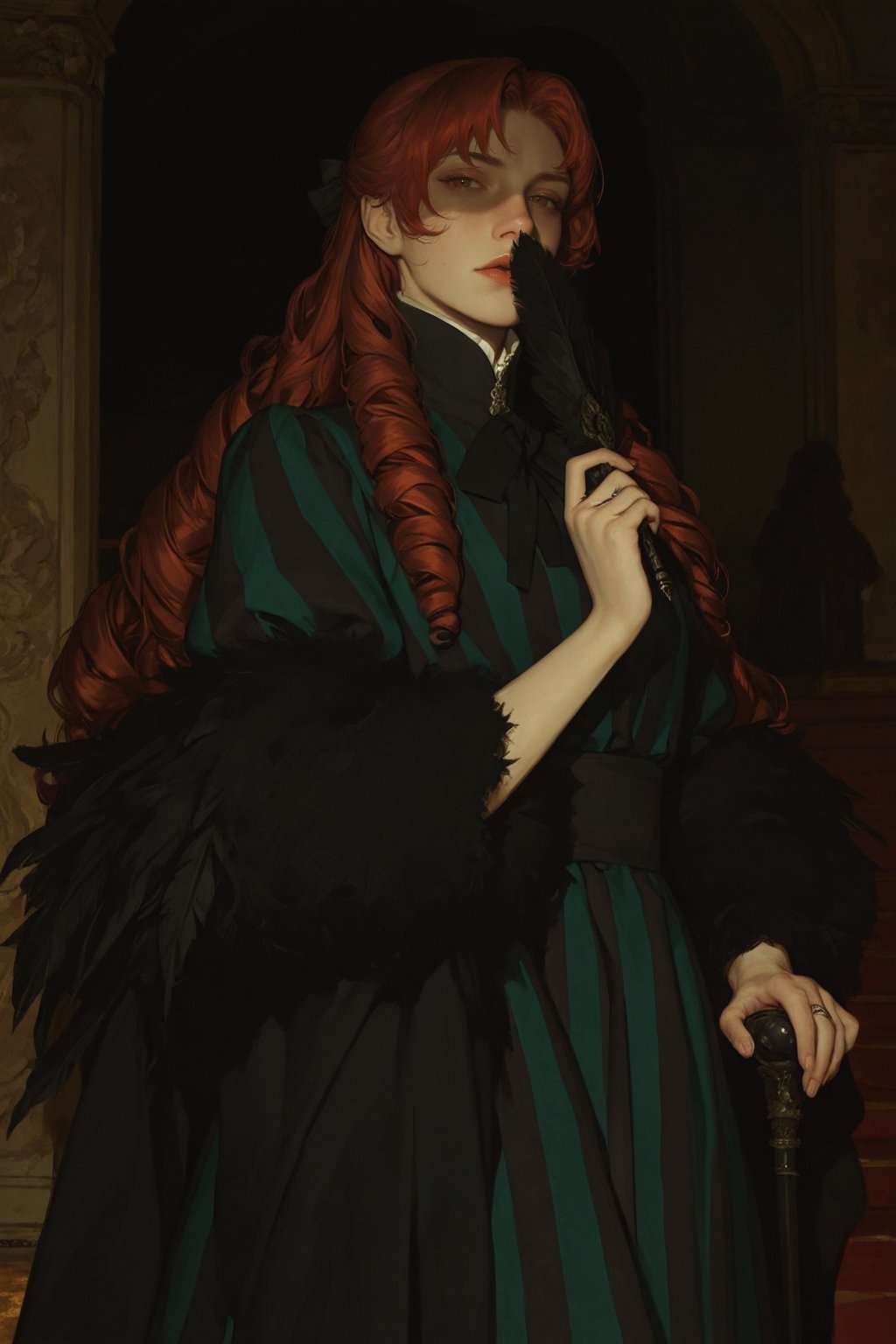 (brown eyes,  pale skin), by Madre_Mor on Tensor.Art