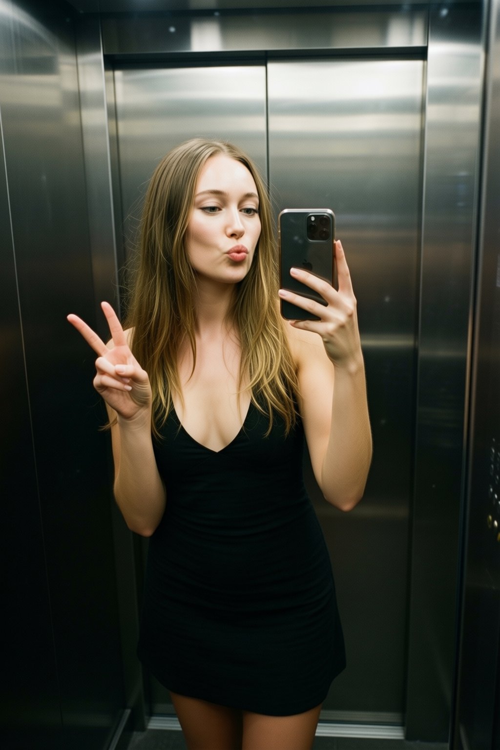 Photograph of a young Caucasian woman with fair skin,  a slim build,  and long by Antikorper_TA on Tensor.Art