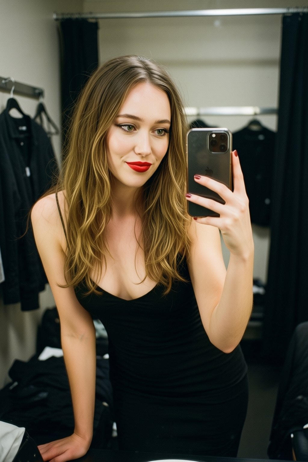 Photograph of a young Caucasian woman with fair skin,  a slim build,  and long by Antikorper_TA on Tensor.Art