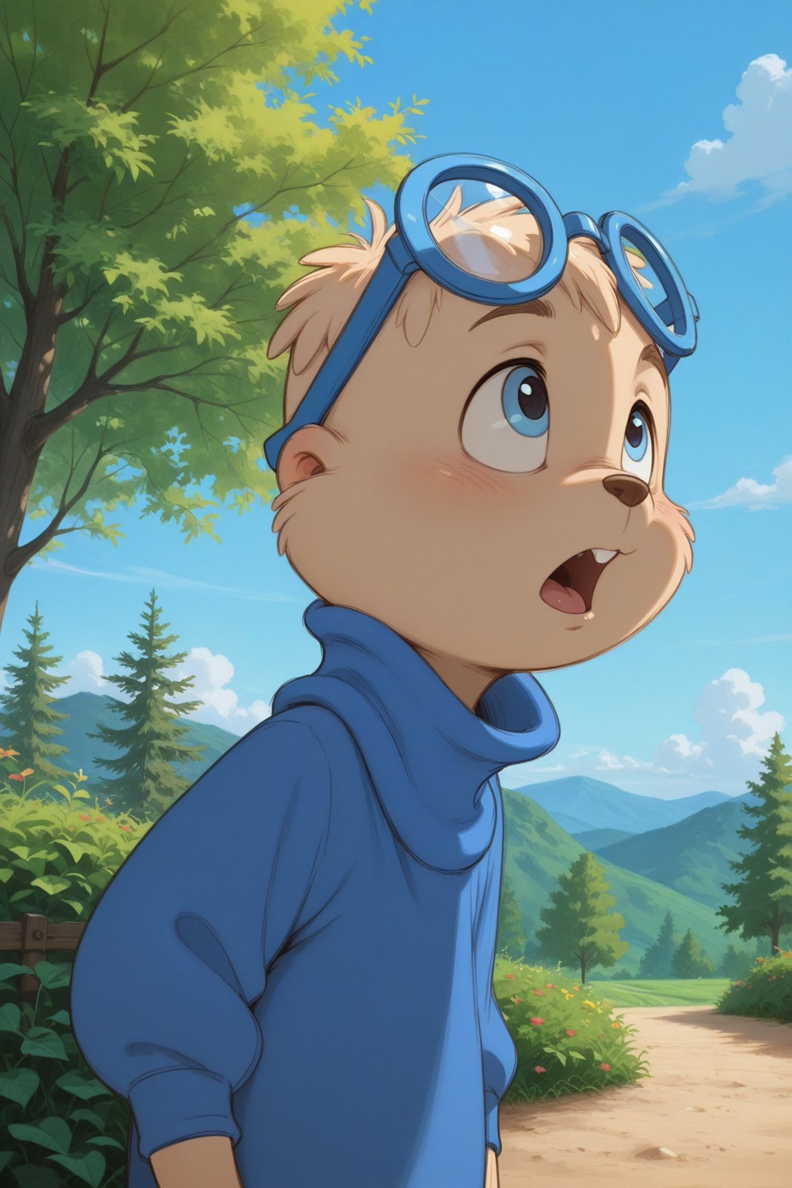 simon,  blue eyes,  animal nose by 25kkai on Tensor.Art