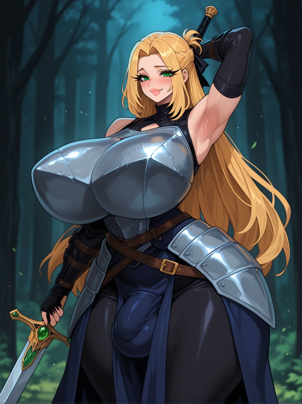 herm,  solo,  mature by melinoe on Tensor.Art