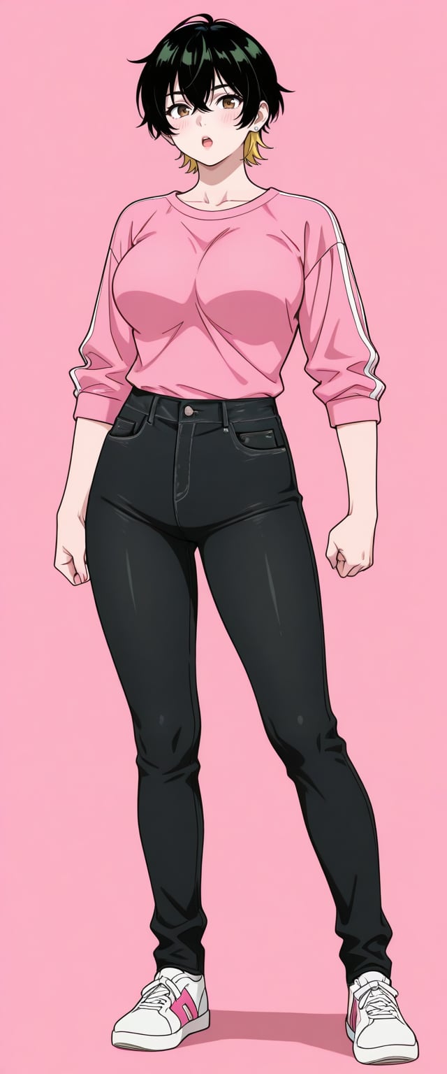 Ookii_Onnanoko_wa_Suki_desu_ka,  tall female,  multicolored hair by Ari_WaifuLovers on Tensor.Art