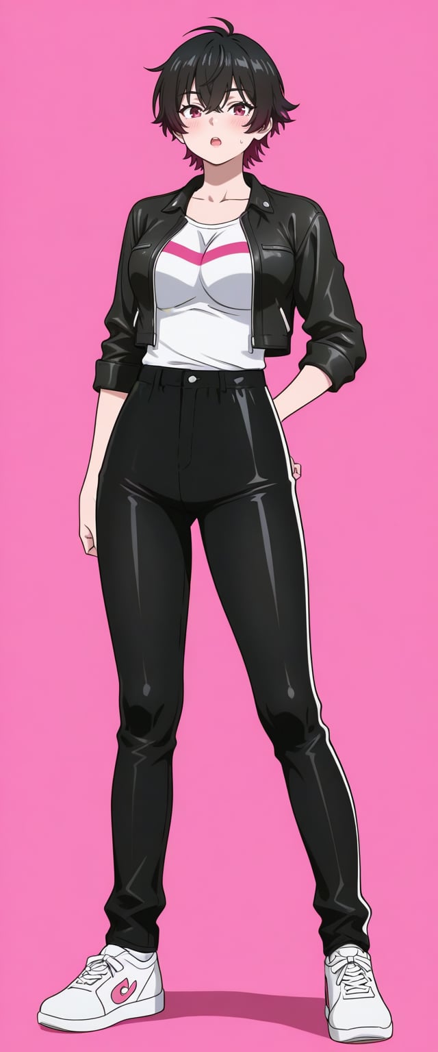Ookii_Onnanoko_wa_Suki_desu_ka,  tall female,  multicolored hair by Ari_WaifuLovers on Tensor.Art