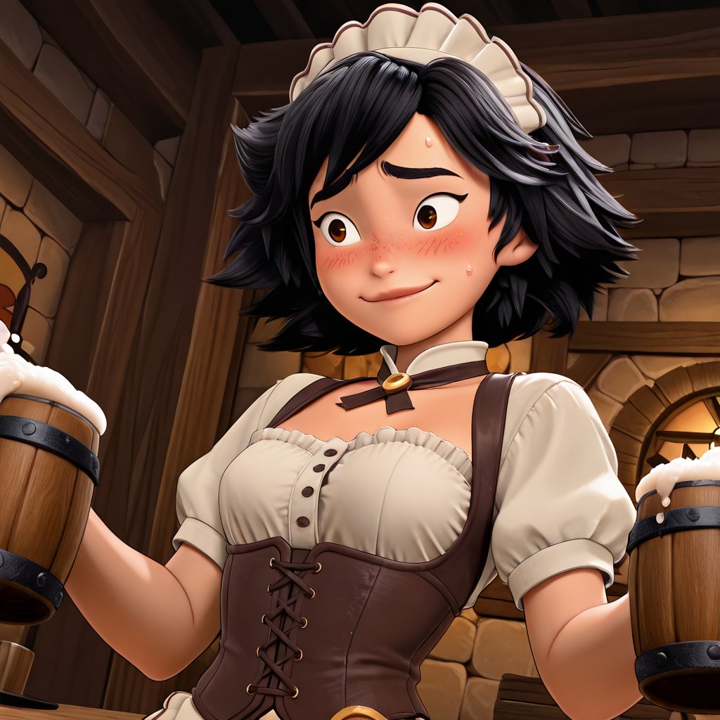 1girl,  solo,  short hair by ArtAIAlchemy on Tensor.Art