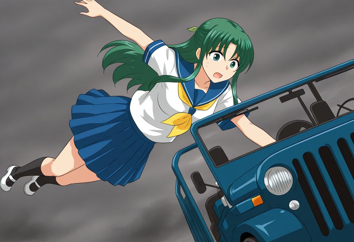 everyonegetinthecar,  jumping,  on side by dodinhutsor on Tensor.Art
