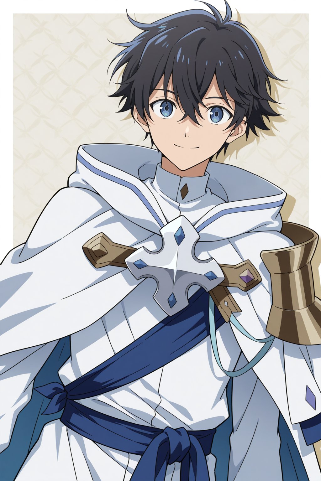 ryo_mihara,  black hair,  blue eyes by 第十三月 on Tensor.Art