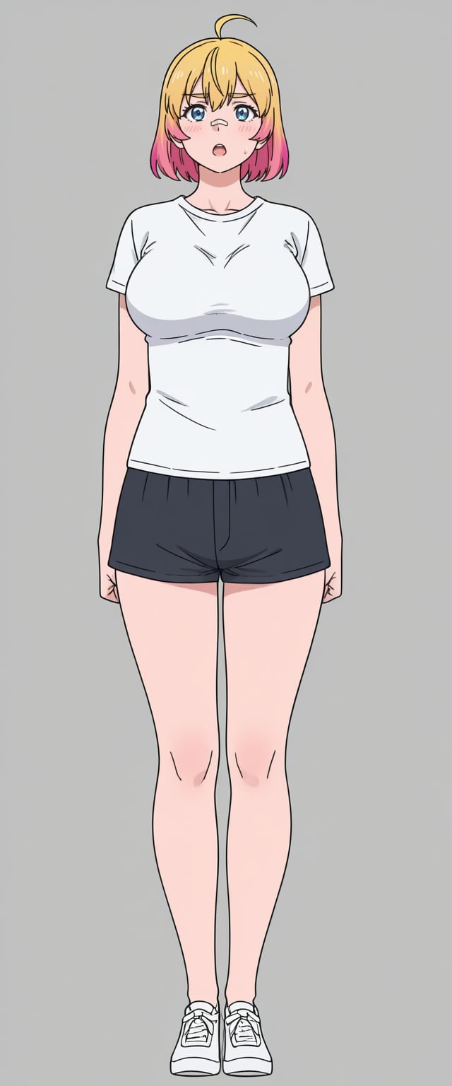 Ookii_Onnanoko_wa_Suki_desu_ka,  tall female,  multicolored hair by Ari_WaifuLovers on Tensor.Art