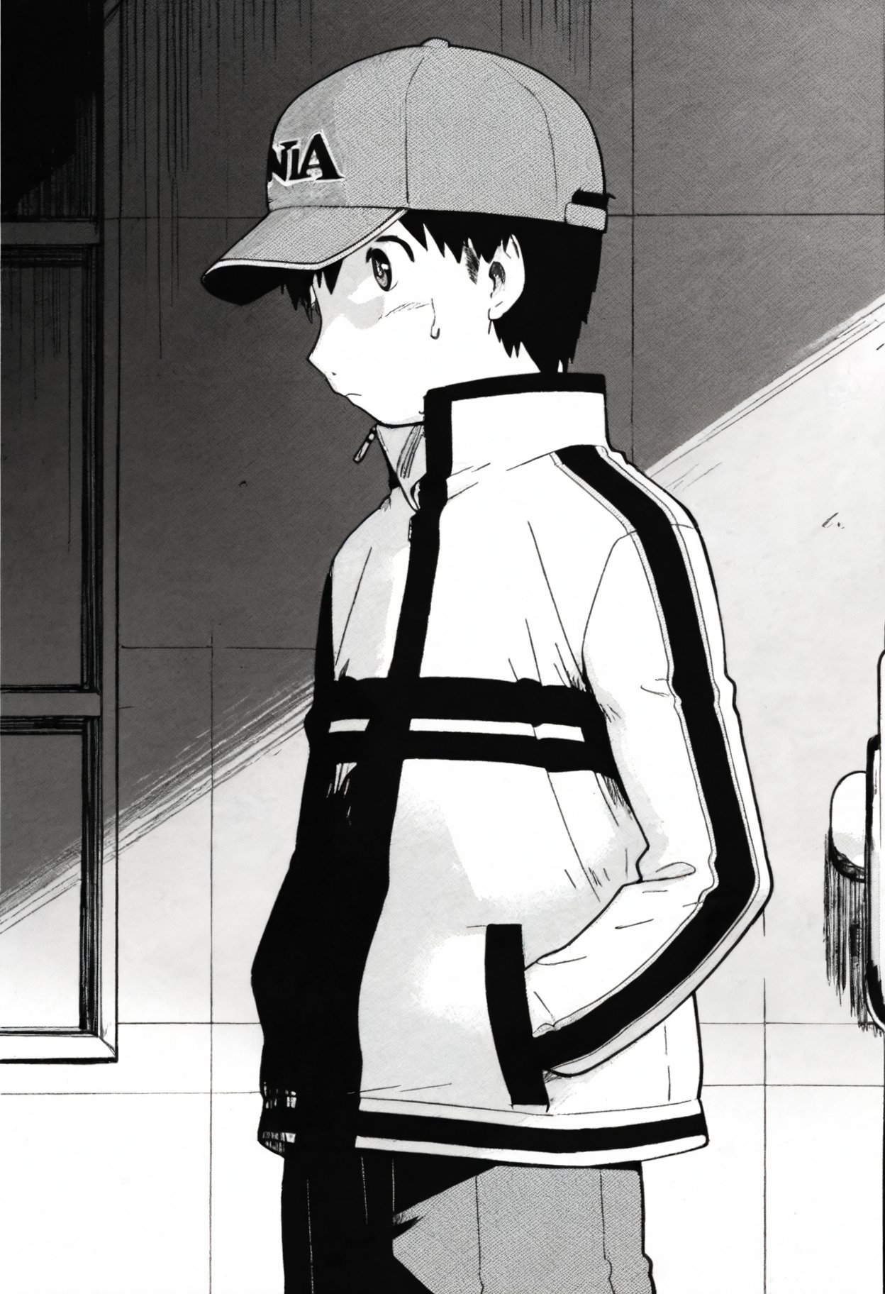 ((monochrome)),  source_anime,  official artstyle by Yoigo on Tensor.Art