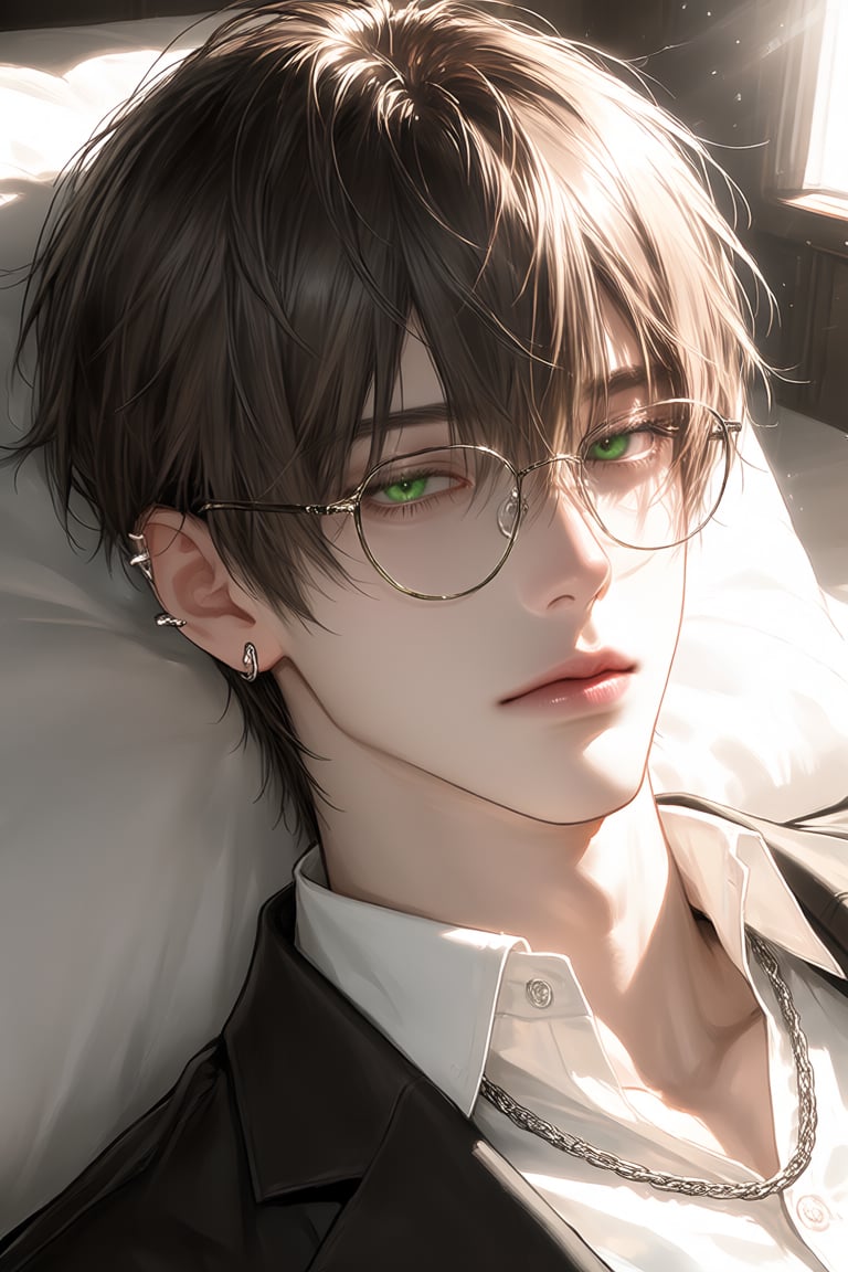 1boy,  looking at viewer,  short hair by SuiginToxic on Tensor.Art