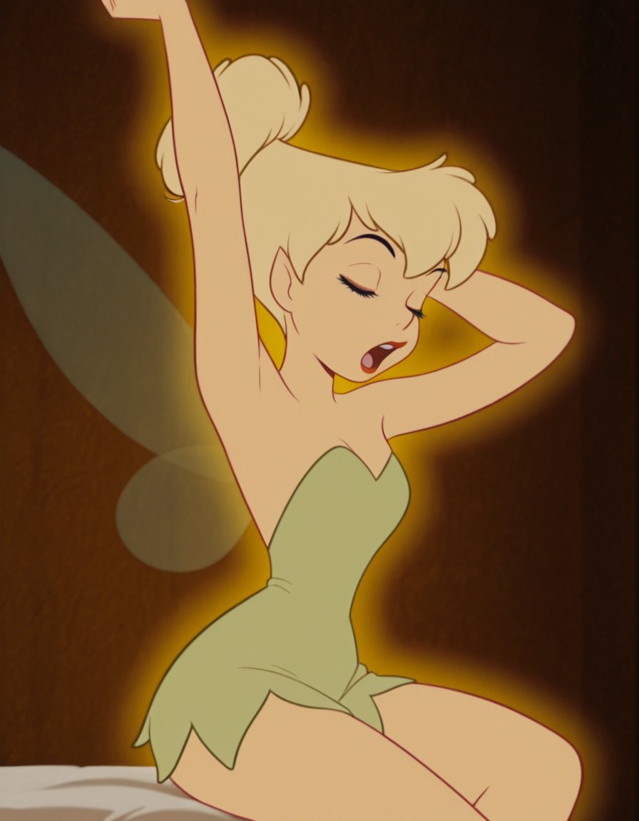 tinkerbellpp,  style parody,  yellow glow by elderagent on Tensor.Art