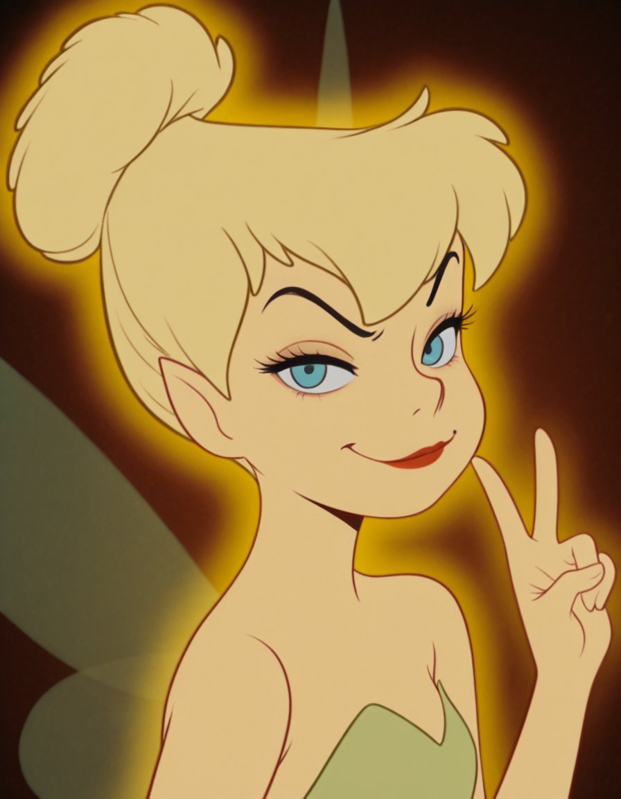 tinkerbellpp,  style parody,  yellow glow by elderagent on Tensor.Art
