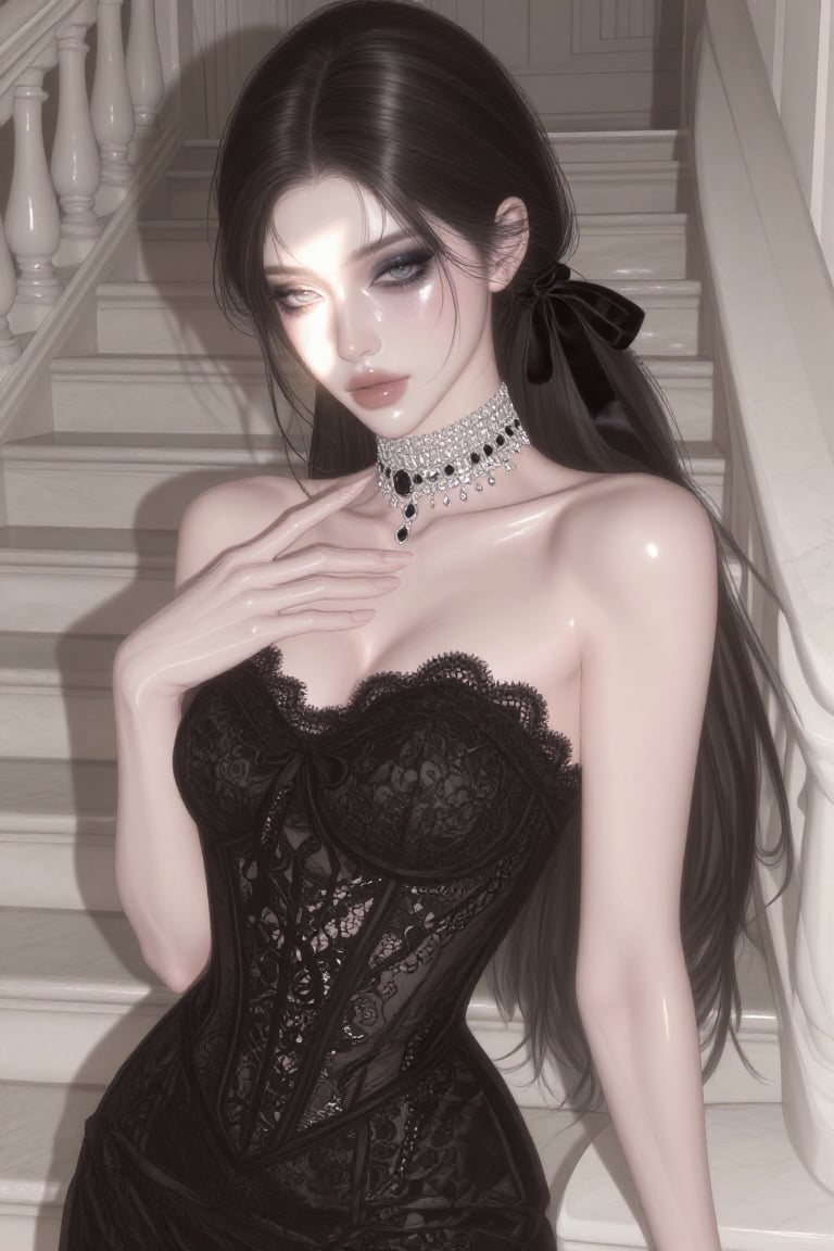 soft brushwork,  semi-realistic manhwa,  glass skin by della🎀 on Tensor.Art