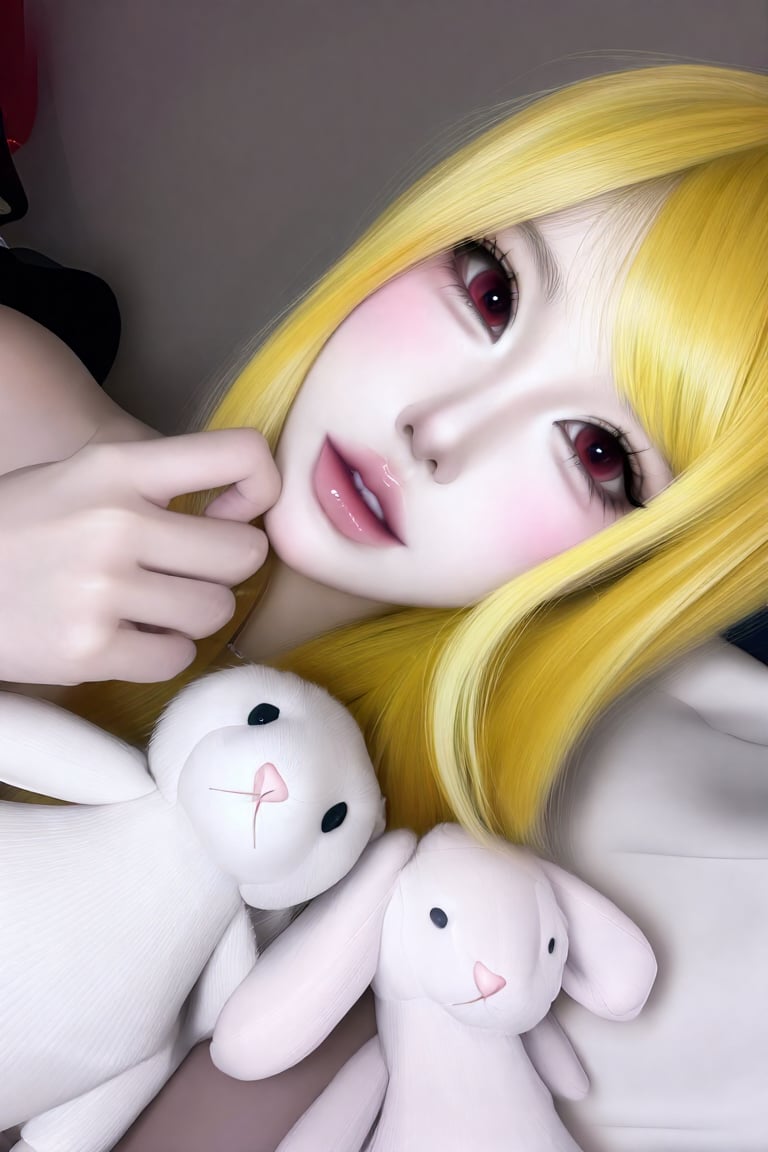 one woman,  asian girl,  doll-eyes makeup by Soninaa on Tensor.Art