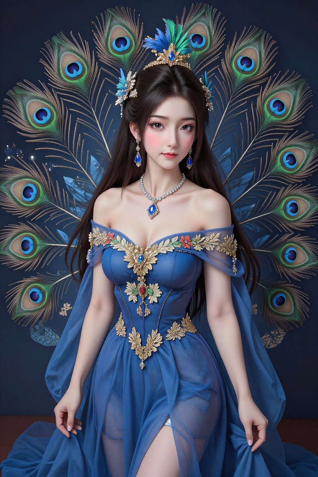 This is a highly detailed digital CGI artwork anime-style. This is a highly detailed,  hyperrealistic digital painting fea...