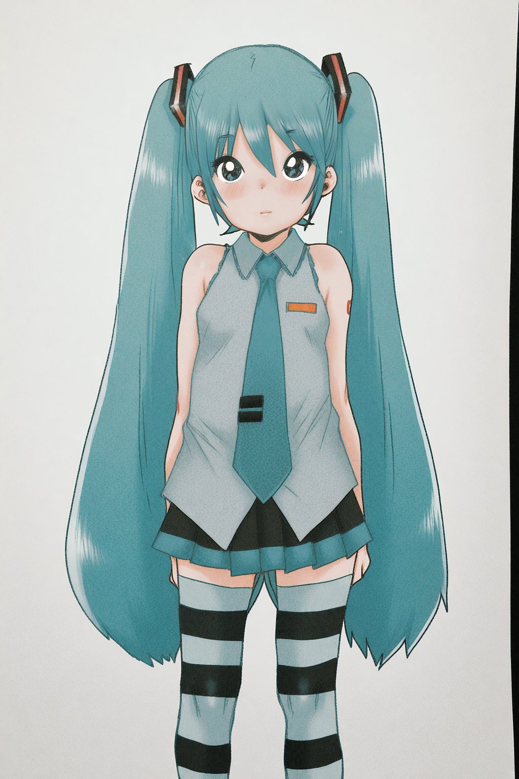 (PonsukeArt),  1girl,  hatsune miku by MasteRaccoonMan on Tensor.Art