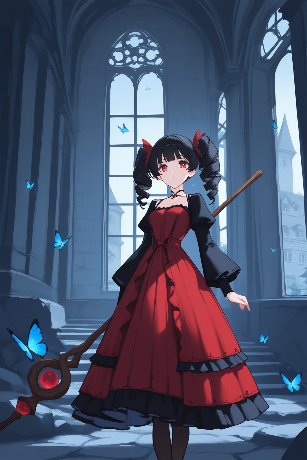 1girl,  solo,  black hair by Shinoa on Tensor.Art