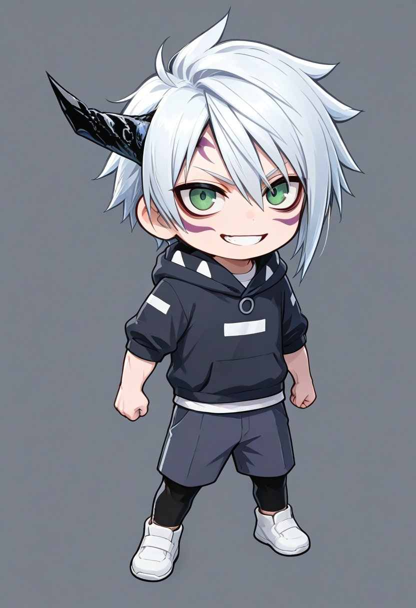 blk_trch__koga,  chibi,  1boy by PSYREN fans on Tensor.Art