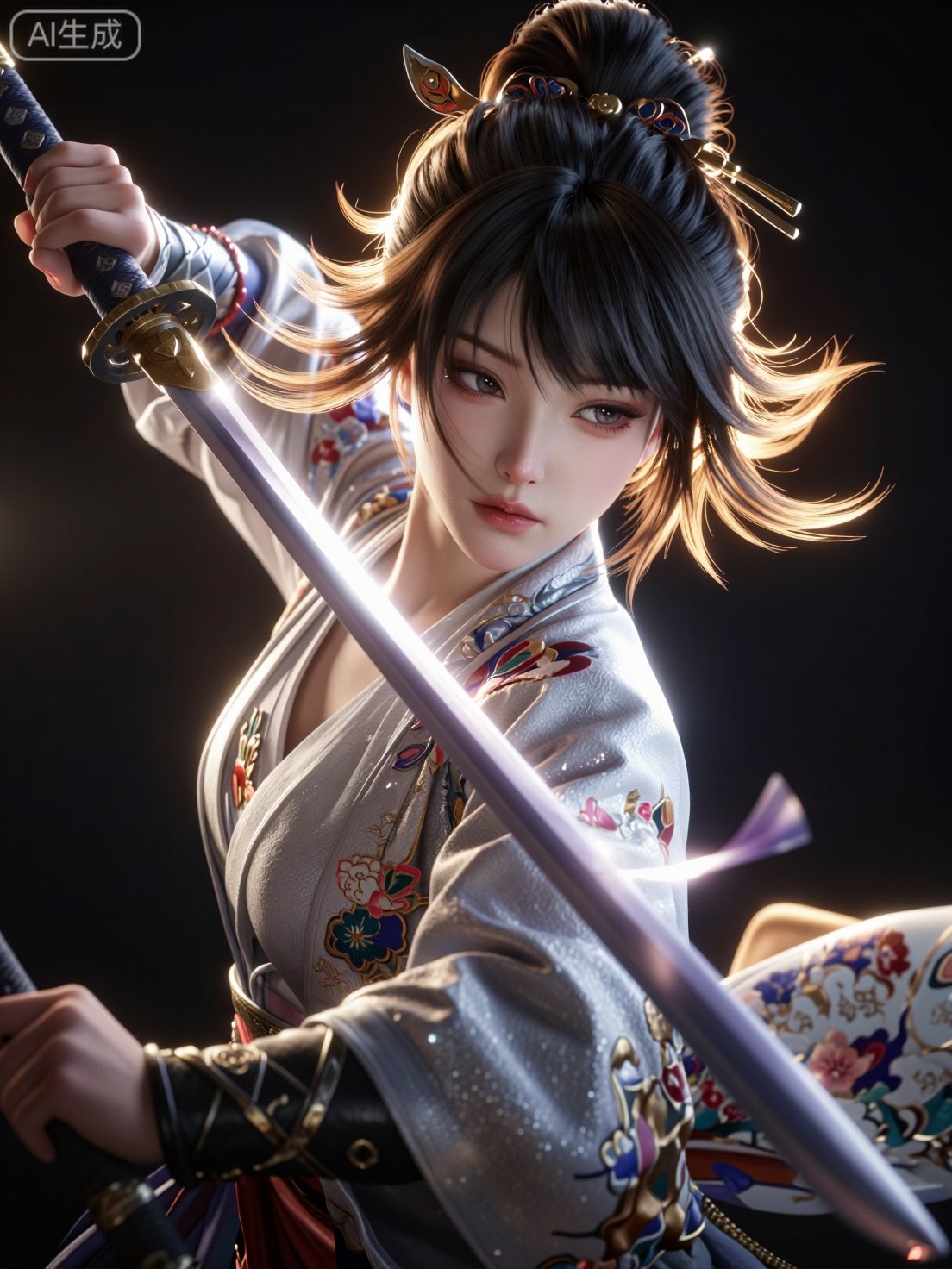 3D游戏设计,  正面特写,  动态角度.动态姿势 by Sayid on Tensor.Art