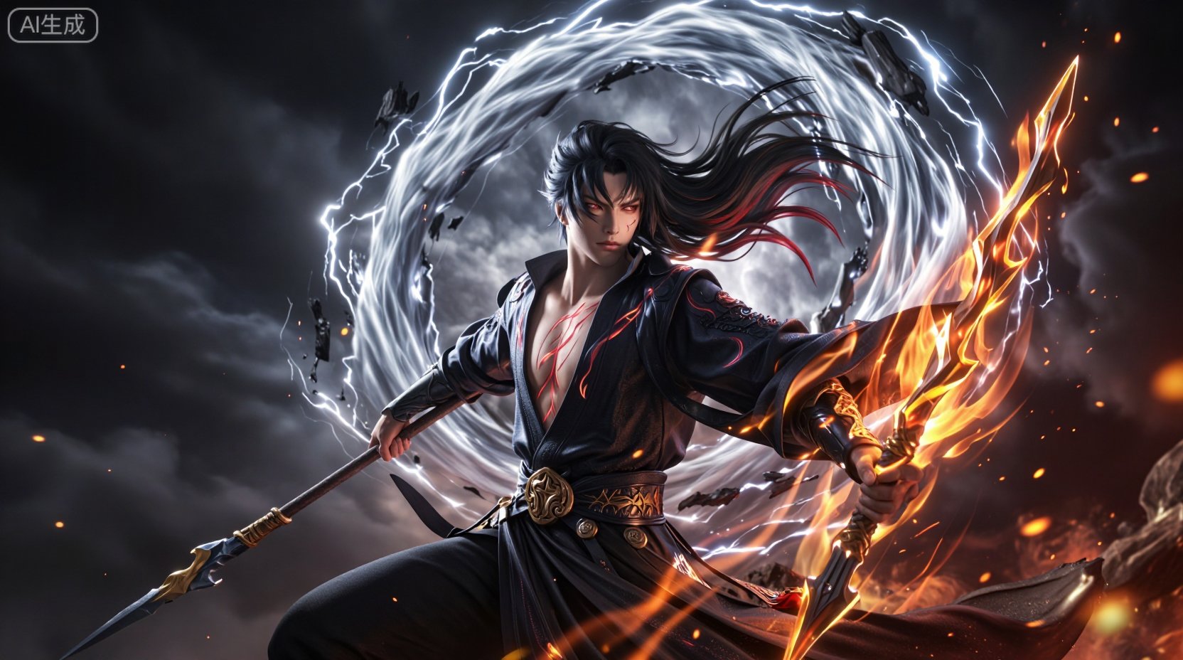 3D游戏设计,  正面特写,  动态角度.动态姿势 by Sayid on Tensor.Art