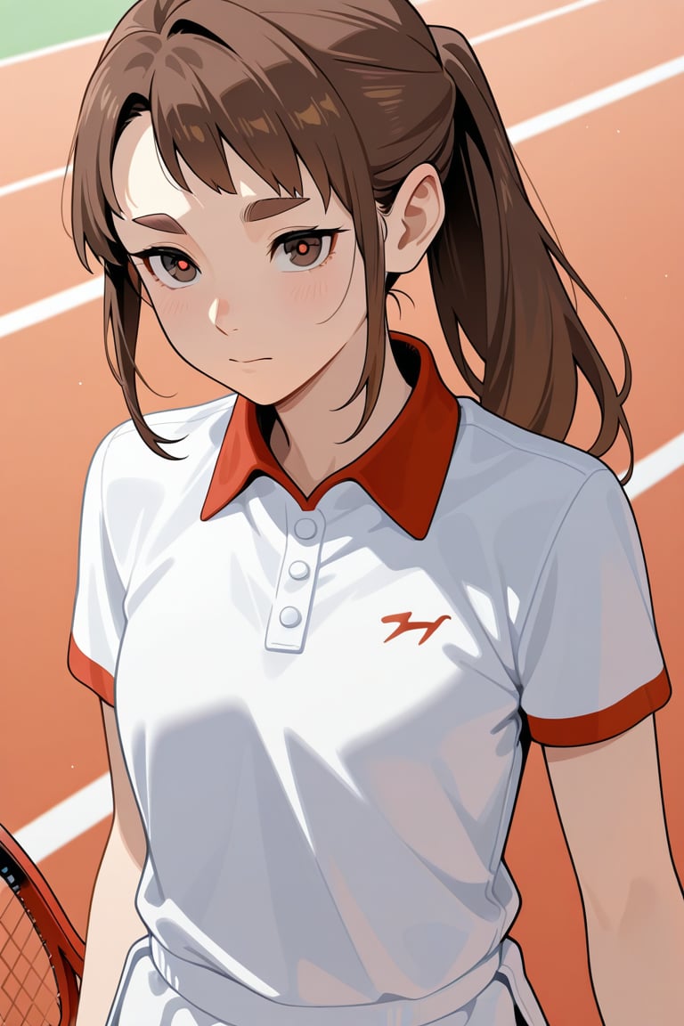 summerbeginsgirl,  brown hair,  ponytail by daretoku-2 on Tensor.Art