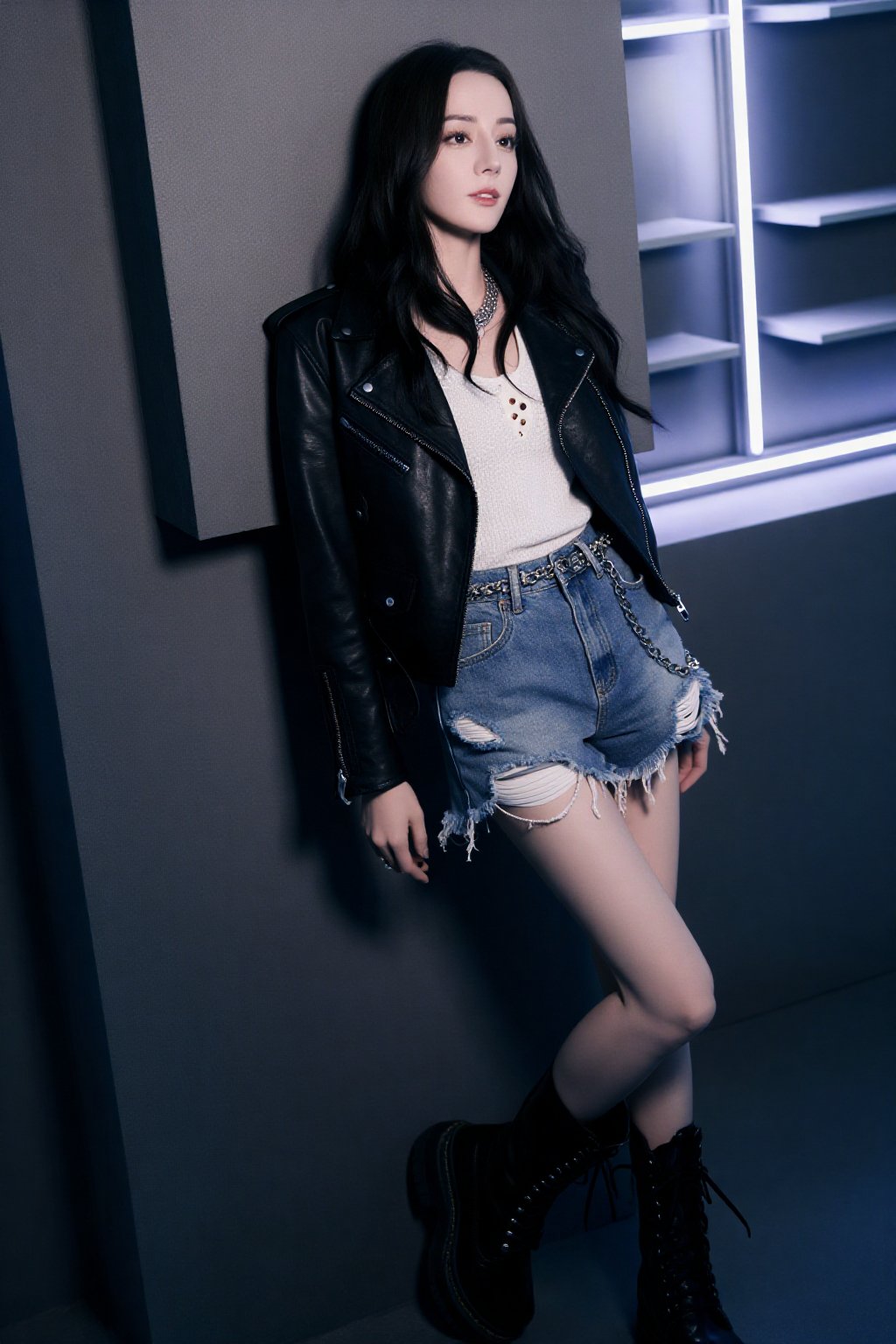迪丽热巴,  solo,  three quarter shot by SUNSHINE on Tensor.Art