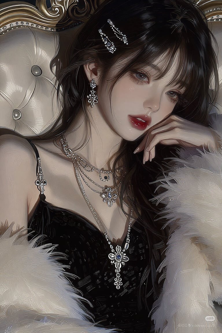 (Highly refined art style) 1female,  solo,  semi realistic young woman by Aily on Tensor.Art