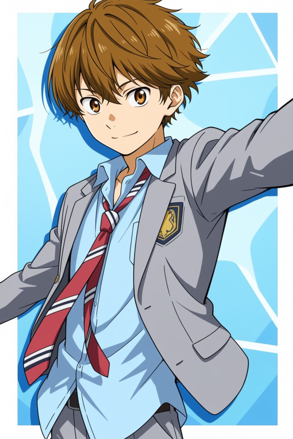 ryota_watari,  brown hair,  brown eyes by 第十三月 on Tensor.Art