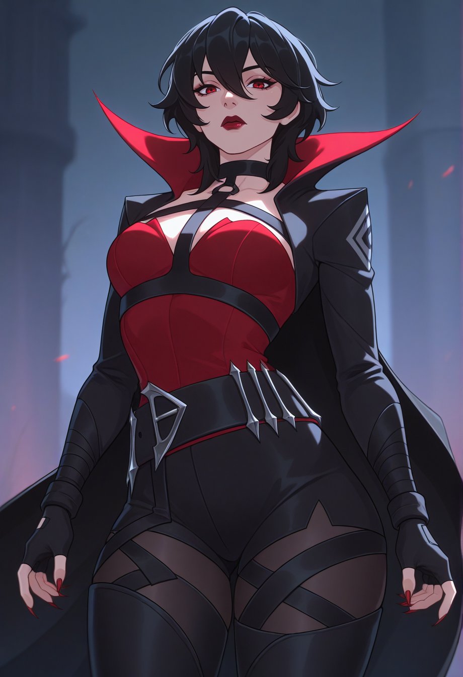 vaynebftb,  1girl,  red eyes by cs12345 on Tensor.Art
