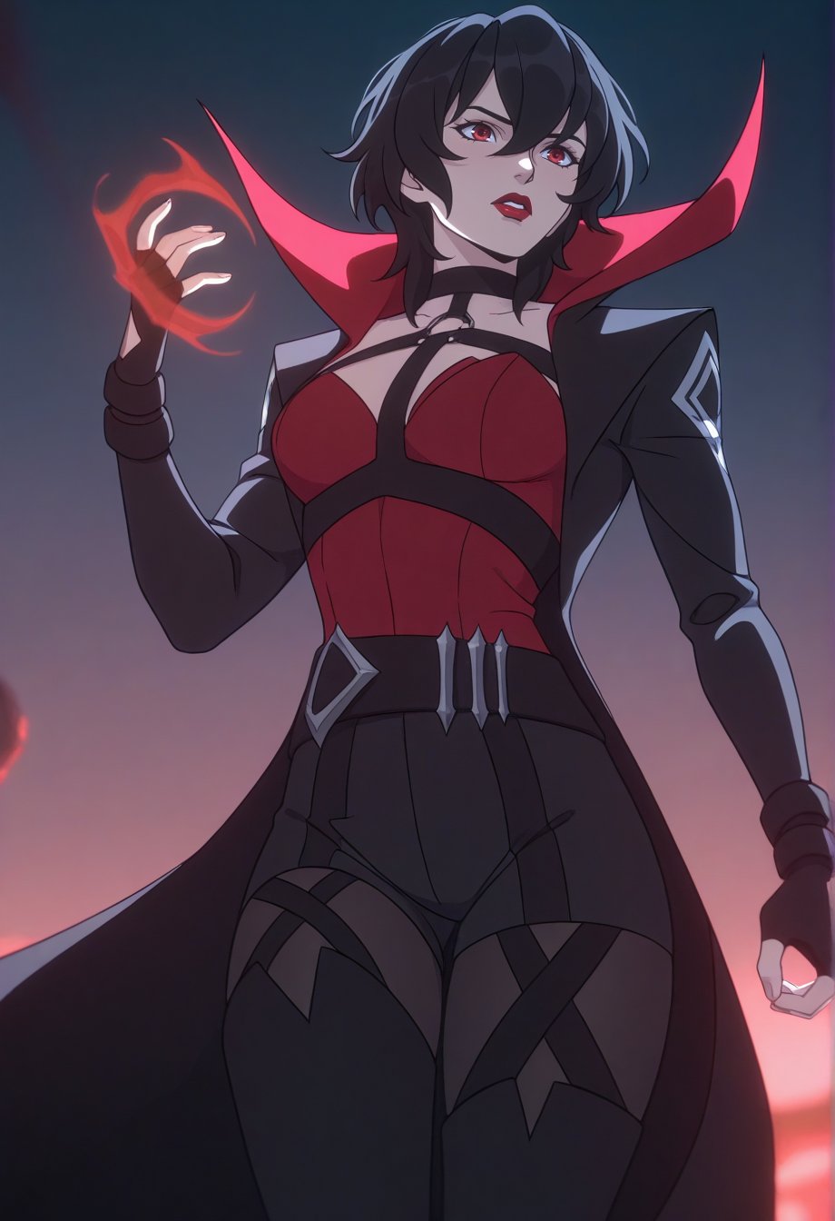 vaynebftb,  1girl,  red eyes by cs12345 on Tensor.Art