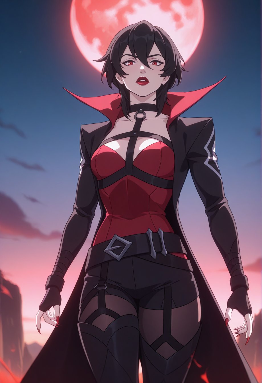 vaynebftb,  1girl,  red eyes by cs12345 on Tensor.Art