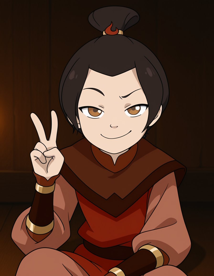 flashbackazula,  style_parody,  black hair by elderagent on Tensor.Art