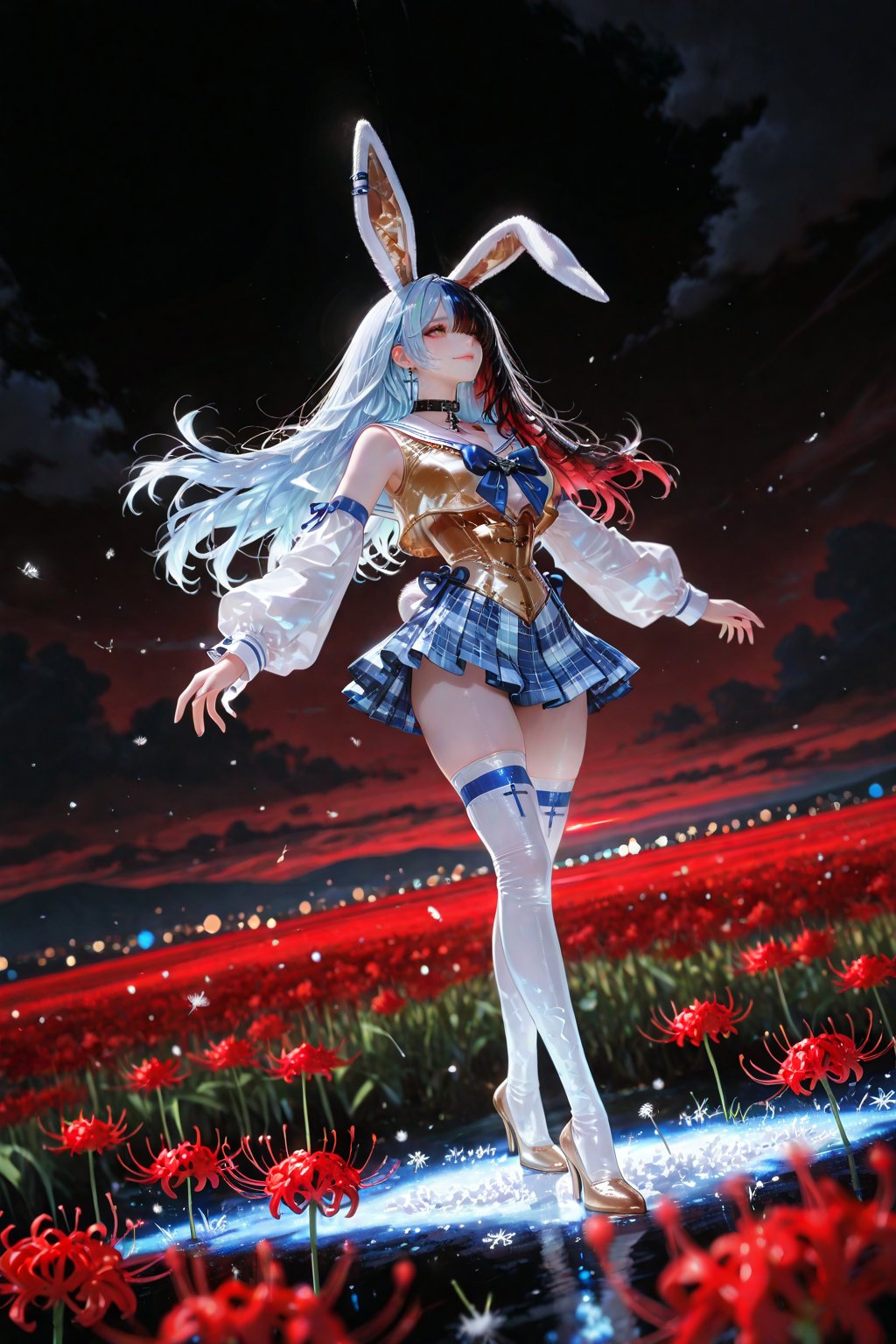 Yukino,  anime-style girl,  golden eyes by kagenari  on Tensor.Art