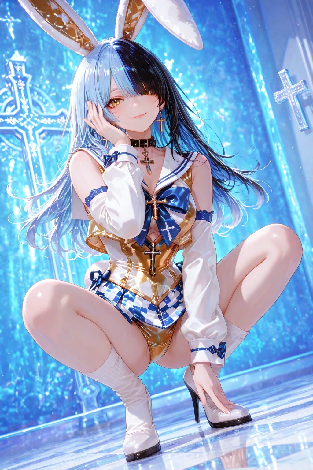 Yukino,  anime girl,  golden eyes by kagenari  on Tensor.Art