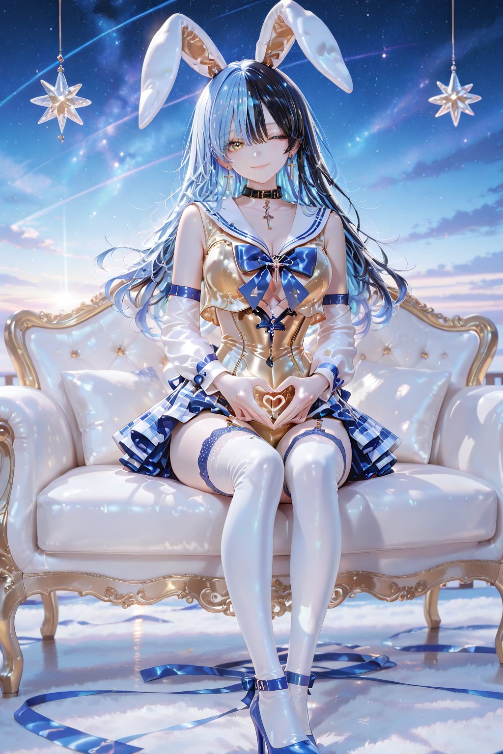 Yukino,  anime girl,  golden eyes by kagenari  on Tensor.Art