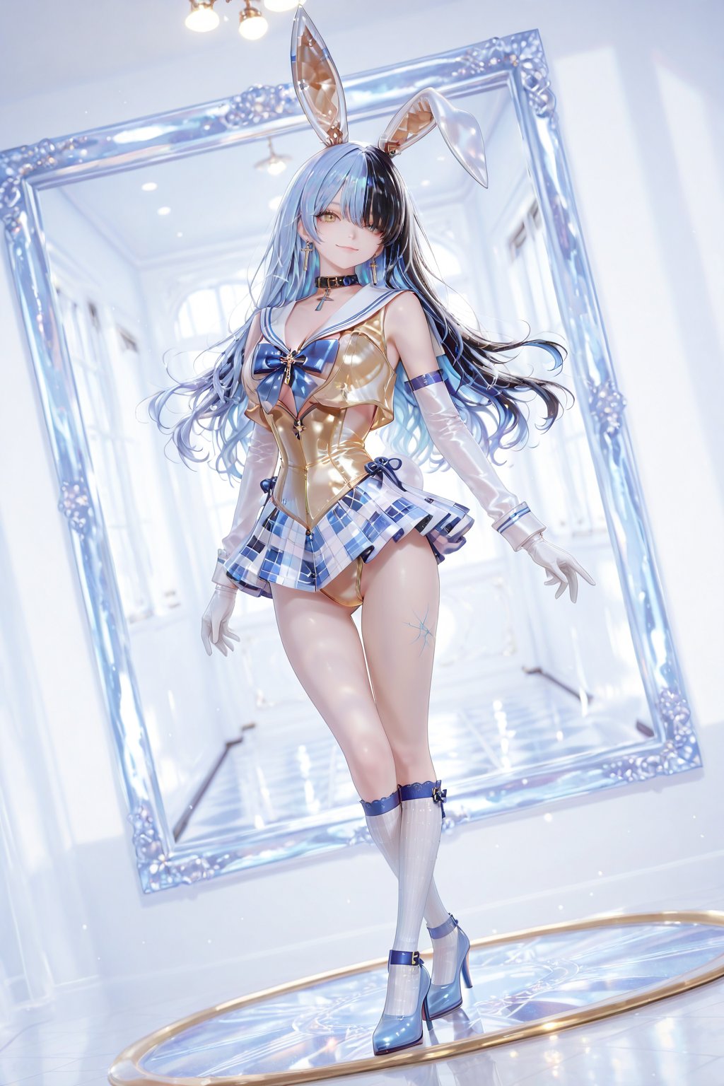 Yukino,  anime girl,  golden eyes by kagenari  on Tensor.Art