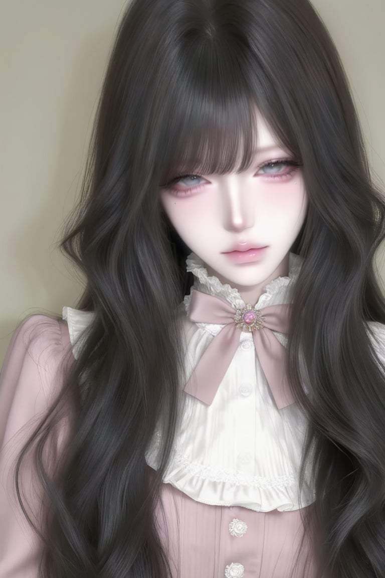 1 woman,  solo,  long jet-black hair by NxyF!ng on Tensor.Art