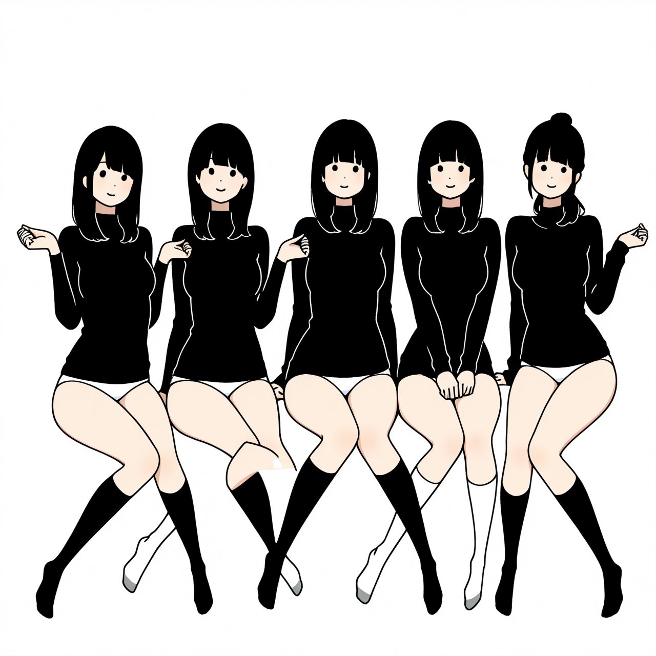 ut,  3girls,  best quality by Tiger-liliiiy on Tensor.Art