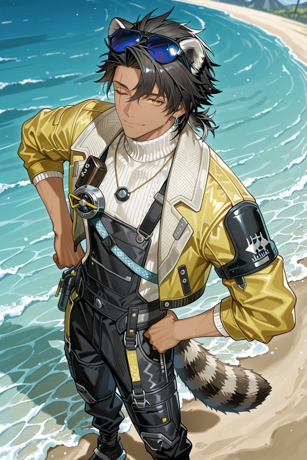 male focus,  1boy,  alesh \(arknights\) by Lineko on Tensor.Art
