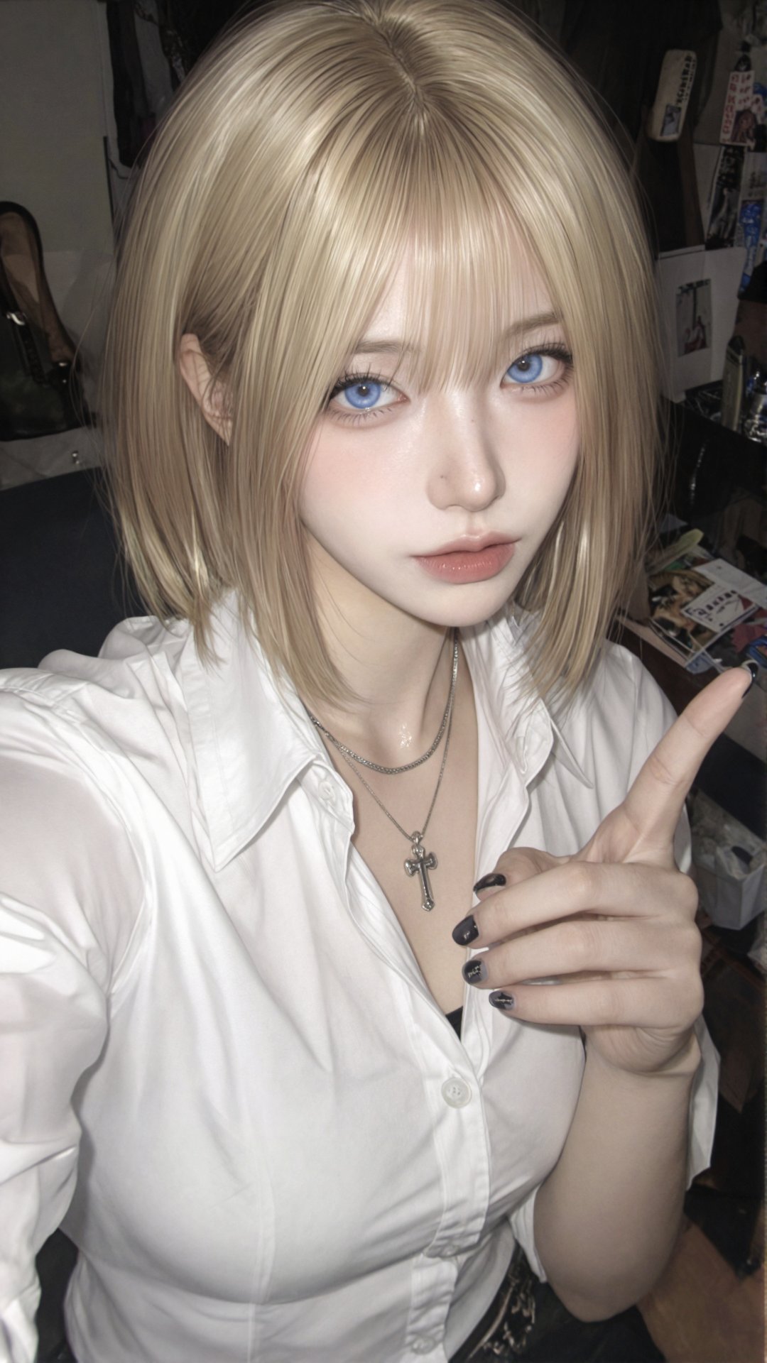 1girl,  solo,  short hair by Arleth on Tensor.Art